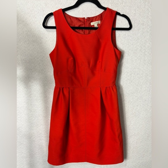 J. Crew Red Sleeveless Dress Size 2 - Picture 1 of 4